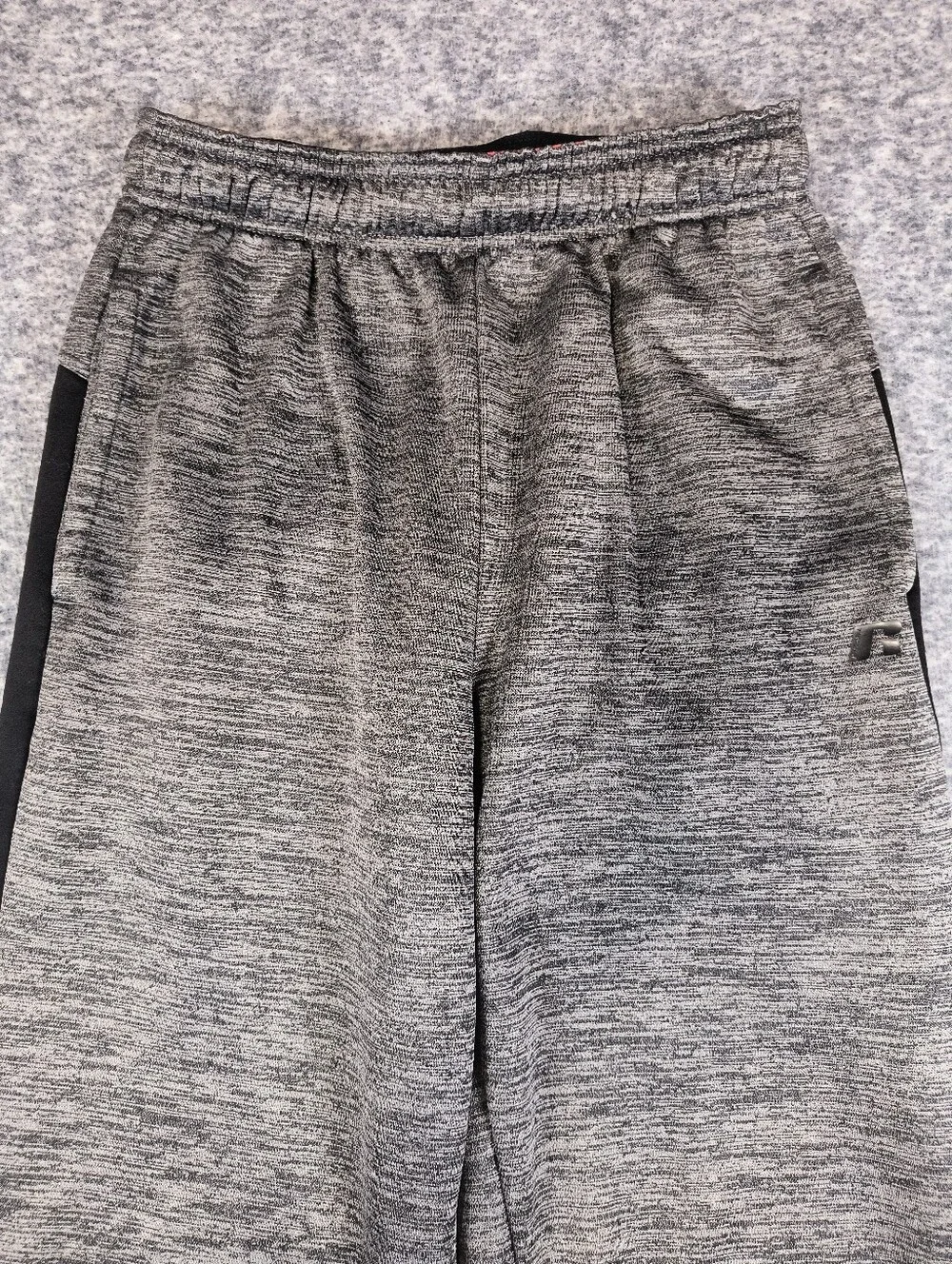 Russel men's small gray and black Tech Fleece sweatpants